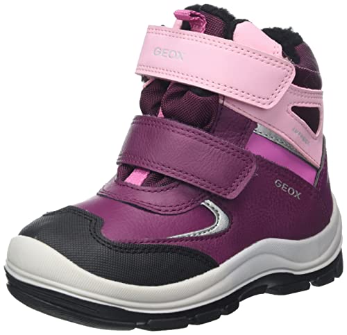 Geox Baby Mädchen B Flanfil Girl B Abx Stiefeletten,20 EU,Burgundy Pink von Geox