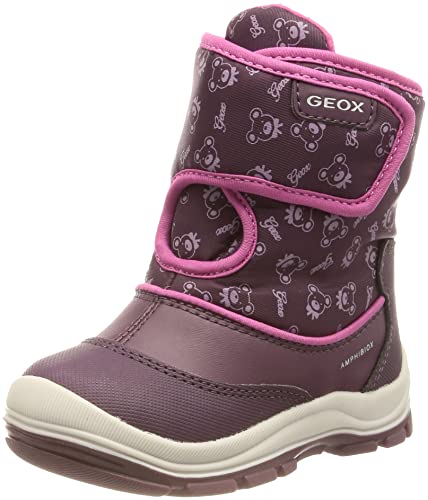 Geox Baby Mädchen B Flanfil Girl B Abx Stiefeletten,20 EU,Prune Dk Fuchsia von Geox