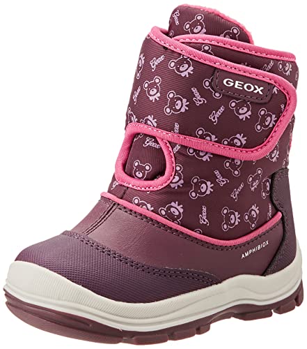 Geox Baby Mädchen B Flanfil Girl B Abx Stiefeletten,20 EU,Prune Dk Fuchsia von Geox