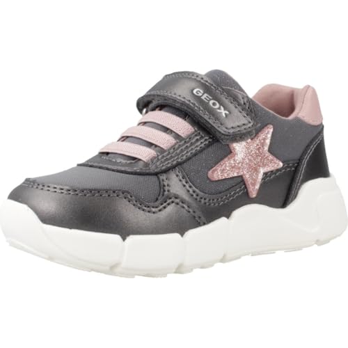 Geox Baby-Mädchen B FLEXYPER Mini Girl Sneaker, DK Grey/LT Rose, 21 EU Geox Baby-Mädchen B FLEXYPER Mini Girl Sneaker, DK Grey/LT Rose, 21 EU von Geox