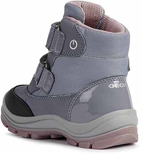 Geox Baby - Mädchen B Flanfil Girl B Abx Stiefeletten, Grey Pink, 20 EU von Geox