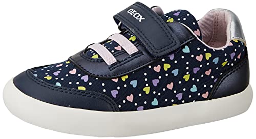 Geox Baby-Mädchen B GISLI Girl Sneaker, Navy/PINK, 22 EU von Geox