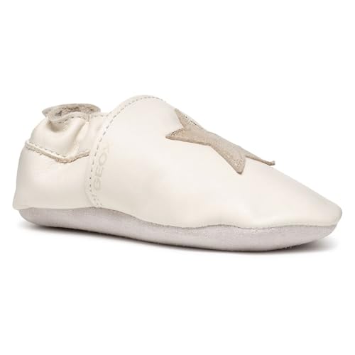 Geox Baby - Mädchen B Gloviedoo Girl Moccasin, Off White, Small EU von Geox