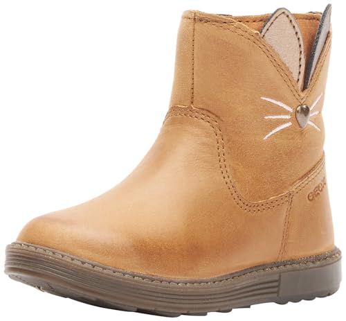 Geox Baby-Mädchen B Hynde Girl Ankle Boot, Whisky, 20 EU von Geox