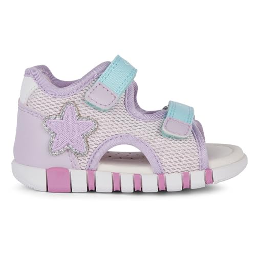Geox Baby-Mädchen B IUPIDOO Gir Sandal, PINK/Lilac, 24 EU von Geox
