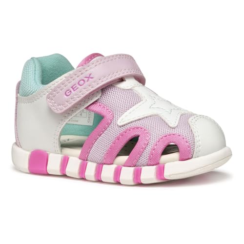 Geox Baby-Mädchen B IUPIDOO Gir Sandal, White/Fuchsia, 19 EU Geox Baby-Mädchen B IUPIDOO Gir Sandal, White/Fuchsia, 19 EU von Geox