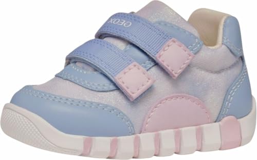 Geox Baby-Mädchen B IUPIDOO Girl A Sneaker, Lt Avio/Pink, 18 EU von Geox
