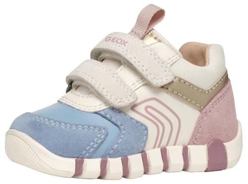 Geox Baby-Mädchen B IUPIDOO Girl C Sneaker, Mehrfarbig, 23 EU von Geox