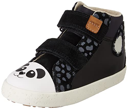 Geox Baby-Mädchen B Kilwi Girl C Sneakers, Schwarz, 20 EU von Geox