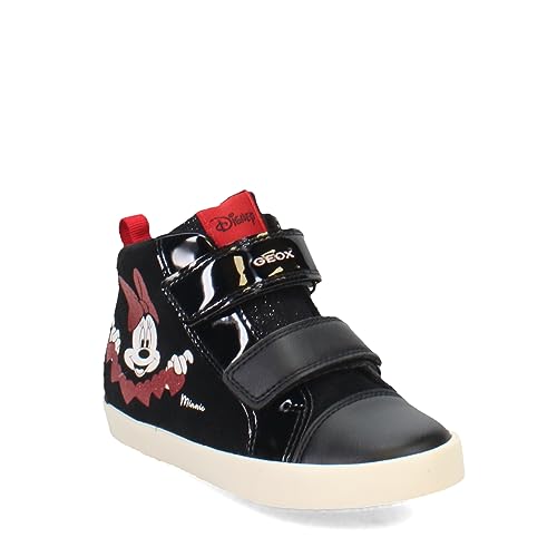 Geox Baby-Mädchen B Kilwi Girl D Sneaker, Black/RED, 20 EU von Geox