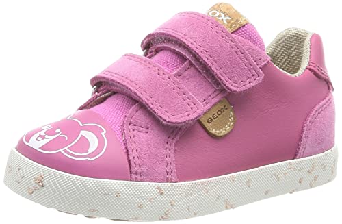 Geox Jungen Mädchen B Kilwi Girl Sneaker, Fuchsia/White, 20 EU von Geox