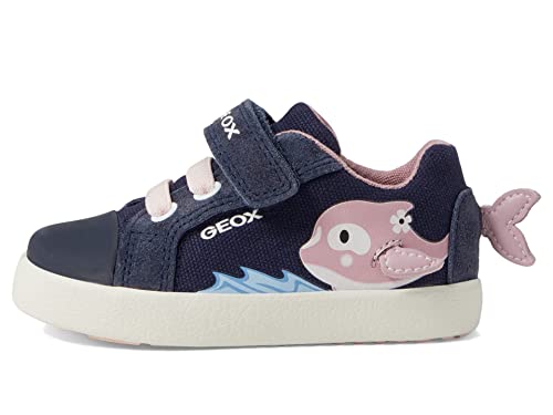 Geox Baby-Mädchen B Kilwi Girl Sneaker, Navy/PINK, 20 EU von Geox