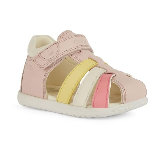 Geox Baby-Mädchen B MACCHIA Gir Sandal, LT Rose/Multicolor, 22 EU von Geox