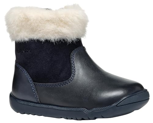 Geox Baby-Mädchen B MACCHIA Girl C Ankle Boot, Navy, 18 EU von Geox