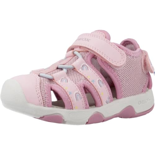 Geox Baby-Mädchen B Multy Girl Sandal, LT PINK/DK PINK, 24 EU von Geox