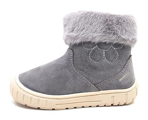 Geox Baby-Mädchen B OMAR Girl WPF Ankle Boot, Grey, 20 EU von Geox