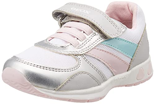 Geox Baby Mädchen B Pavlis Girl A Sneakers,White Silver,20 EU von Geox