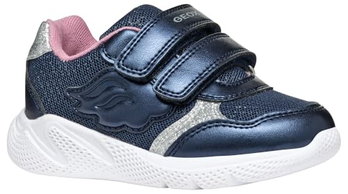 Geox Baby - Mädchen B Sprintye Girl C Sneaker, Blau, 21 EU von Geox