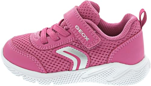 Geox Baby-Mädchen B SPRINTYE Girl D Sneaker, Fuchsia, 22 EU von Geox