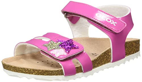 Geox Baby Mädchen B Sandal Chalki Girl Sandalen,Fuchsia,20 EU von Geox