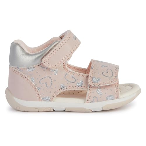 Geox Baby-Mädchen B TAPUZ Girl Sandal, LT Rose/Silver, 23 EU von Geox