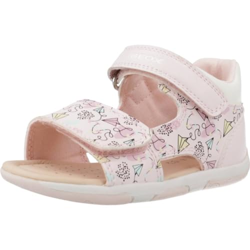 Geox Baby-Mädchen B TAPUZ Girl Sandal, PINK/Multicolor, 24 EU von Geox