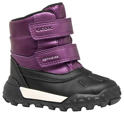 Geox Baby-Mädchen B TREKKYUP Girl B AB Ankle Boot, Burgundy, 23 EU von Geox