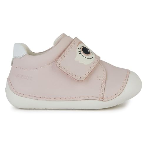 Geox Baby-Mädchen B TUTIM B Sneaker, LT Rose/White, 19 EU von Geox
