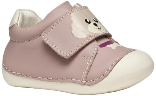 Geox Baby-Mädchen B TUTIM First Walker Shoe, Rose, 18 EU von Geox