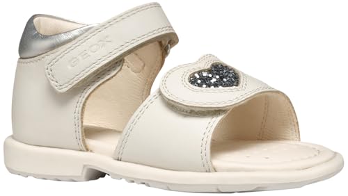 Geox Baby-Mädchen B VERRED B Sandal, White/Lt Silver, 20 EU Geox Baby-Mädchen B VERRED B Sandal, White/Lt Silver, 20 EU von Geox
