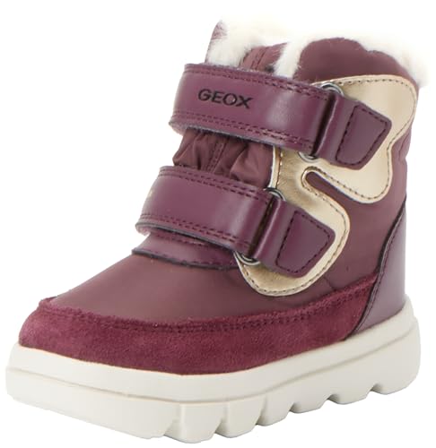 Geox Baby-Mädchen B WILLABOOM Girl B A Ankle Boot, Prune/Platinum, 22 EU Geox Baby-Mädchen B WILLABOOM Girl B A Ankle Boot, Prune/Platinum, 22 EU von Geox