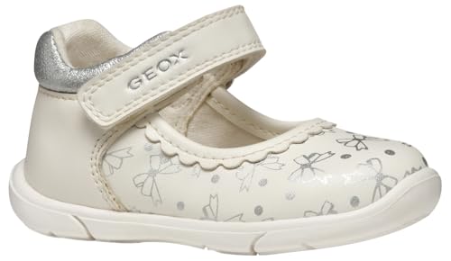Geox Baby-Mädchen B ZAPITO Girl B Sneaker, White/Silver, 20 EU Geox Baby-Mädchen B ZAPITO Girl B Sneaker, White/Silver, 20 EU von Geox
