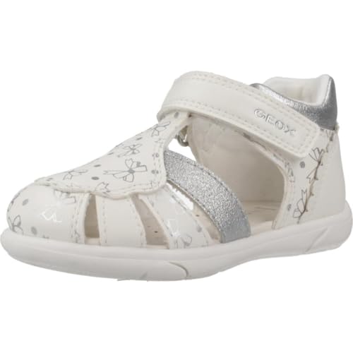 Geox Baby-Mädchen B ZAPITO Girl Sandal, White/Silver, 23 EU Geox Baby-Mädchen B ZAPITO Girl Sandal, White/Silver, 23 EU von Geox