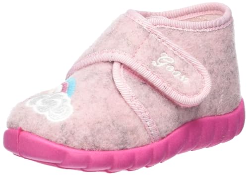 Geox Baby-Mädchen B ZYZIE Girl A Sneaker, LT PINK/Off White, 20 EU von Geox