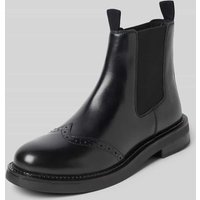 Geox Chelsea Boots mit elastischem Einsatz Modell 'SERILDA' in Black, Größe 37 von Geox