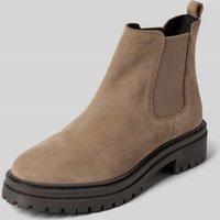 Geox Chelsea Boots mit elastischen Einsätzen Modell 'IRIDEA' in Taupe, Größe 40 von Geox