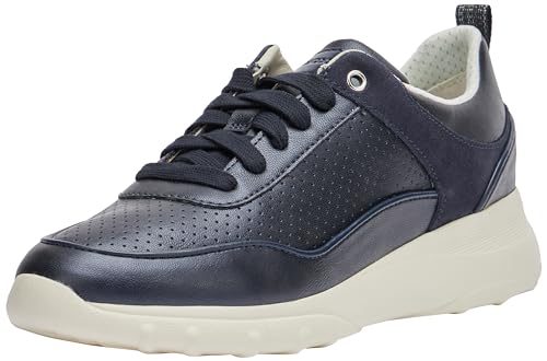 Geox D ALLENIEE B Sneaker, DK Jeans, 41 EU von Geox