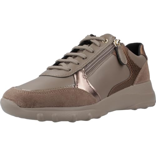 Geox D ALLENIEE B Sneaker, DK Taupe, 36 EU von Geox