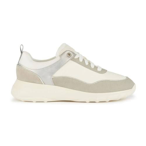 Geox D ALLENIEE B Sneaker, LT Grey/Optic White, 38 EU Geox D ALLENIEE B Sneaker, LT Grey/Optic White, 38 EU von Geox