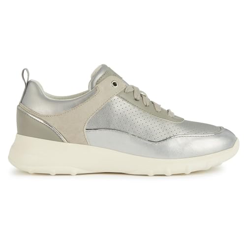 Geox D ALLENIEE B Sneaker, Silver/LT Grey, 39 EU Geox D ALLENIEE B Sneaker, Silver/LT Grey, 39 EU von Geox