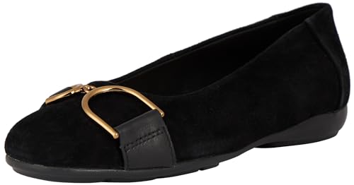 Geox D ANNYTAH B Ballet Flat, Black, 37.5 EU von Geox