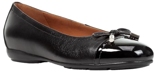 Geox D ANNYTAH D Ballet Flat, Black, 36 EU von Geox