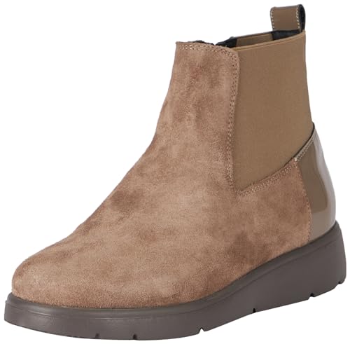 Geox D ARLARA Ankle Boot, DK TAUPE, 40 EU von Geox