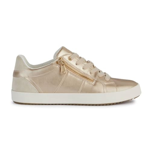 Geox Mädchen D Blomiee Sneaker, Lt Gold Lt Sand, 36 EU von Geox