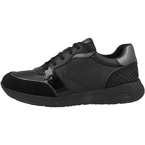 Geox D BULMYA A Sneaker, Black, 41 EU von Geox