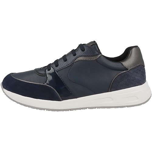 Geox Damen D BULMYA A Sneaker, Navy, 38 EU von Geox