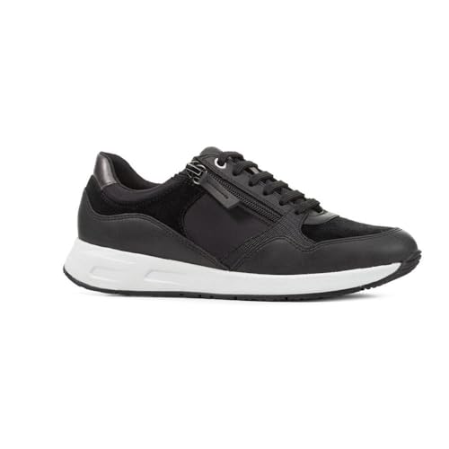 Geox D BULMYA B Sneaker, Black, 38 EU von Geox