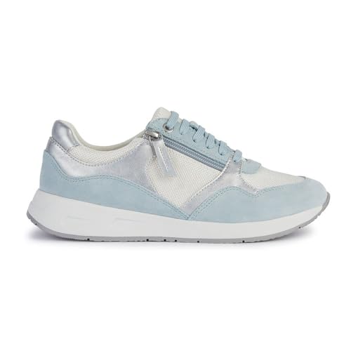 Geox Mädchen D Bulmya B Sneaker, Lt Blue White, 39 EU von Geox