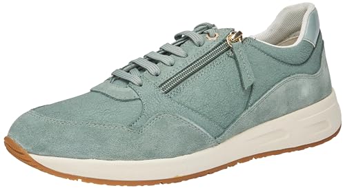 Geox D BULMYA B Sneaker, LT Green, 35 EU von Geox