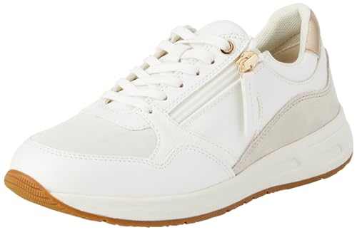 Geox D BULMYA B Sneaker, Off White, 39 EU von Geox